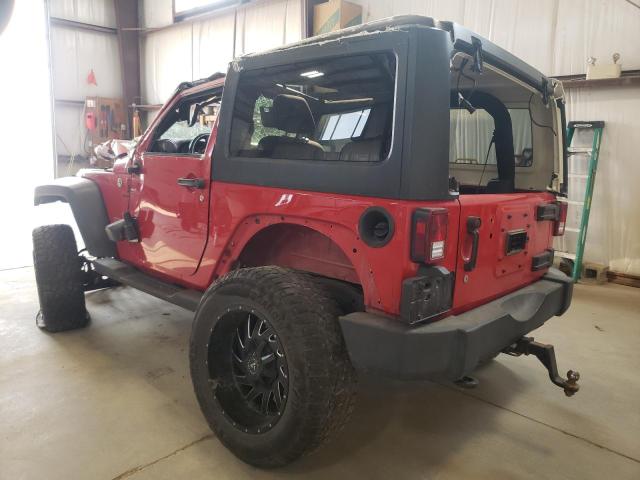 1J4AA2D18BL629243 - 2011 JEEP WRANGLER S RED photo 3