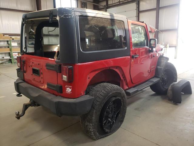 1J4AA2D18BL629243 - 2011 JEEP WRANGLER S RED photo 4