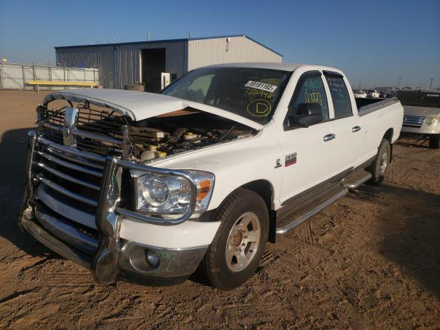 3D7KR28A37G782992 - 2007 DODGE RAM 2500 S WHITE photo 2