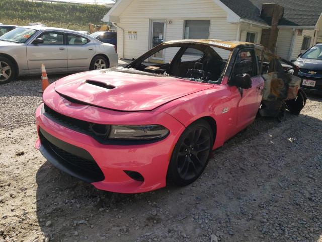 2C3CDXGJ0MH528393 - 2021 DODGE CHARGER SC PINK photo 2