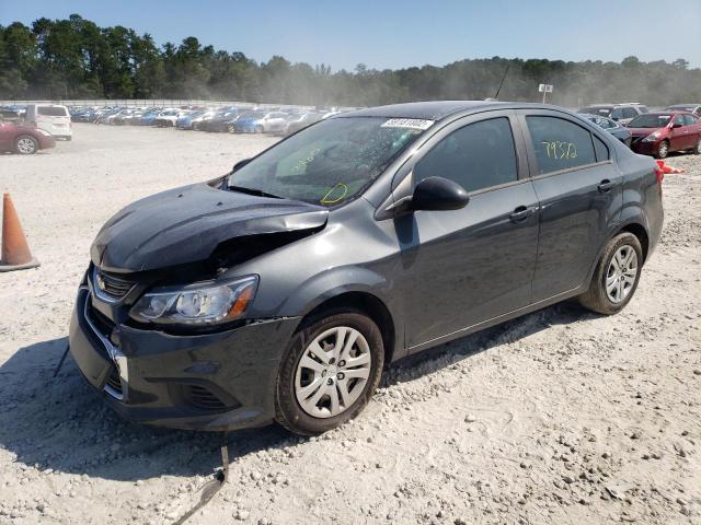 1G1JB5SH9H4132783 - 2017 CHEVROLET SONIC LS GRAY photo 2