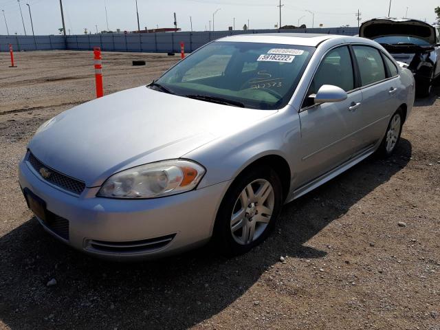 2G1WG5E35C1217373 - 2012 CHEVROLET IMPALA SILVER photo 2