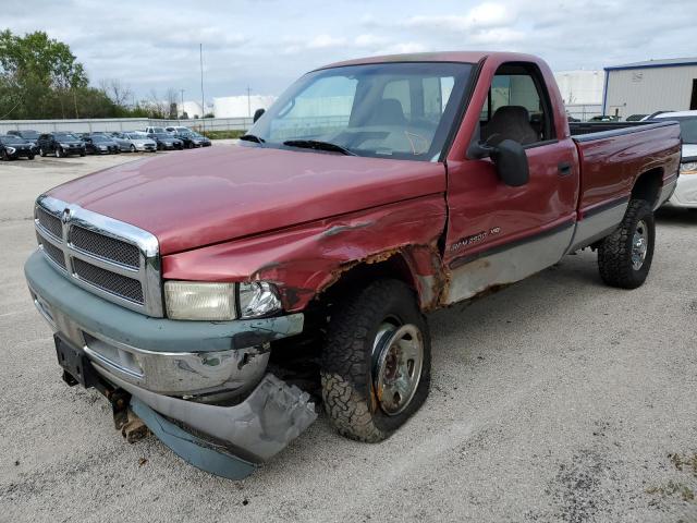 3B7KF26Z6XM541652 - 1999 DODGE RAM 2500 RED photo 2