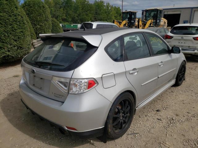 JF1GH76649G822189 - 2009 SUBARU IMPREZA WR SILVER photo 4