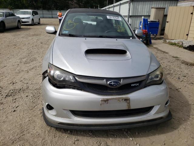 JF1GH76649G822189 - 2009 SUBARU IMPREZA WR SILVER photo 9