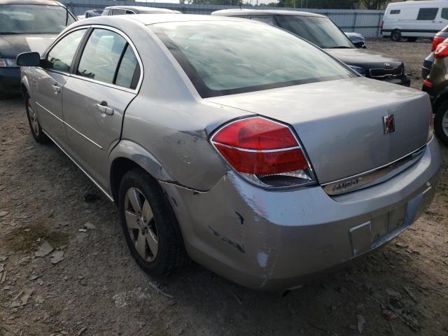 1G8ZR57558F267861 - 2008 SATURN AURA GREEN SILVER photo 3