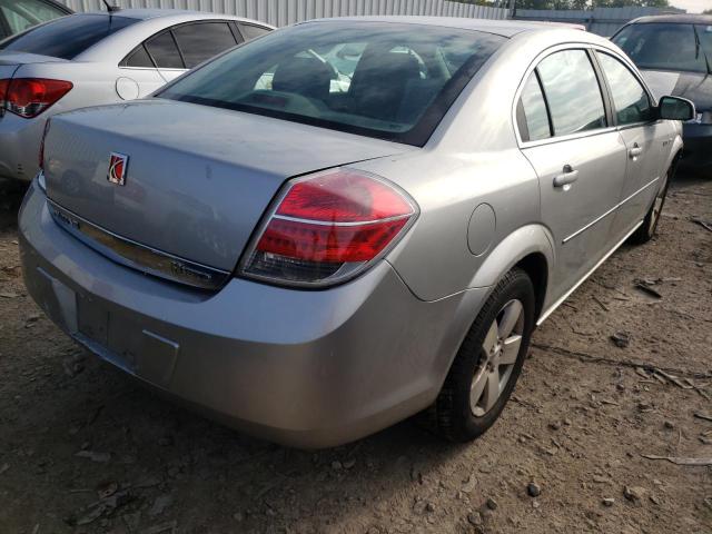 1G8ZR57558F267861 - 2008 SATURN AURA GREEN SILVER photo 4