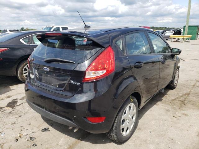 3FADP4EJ5BM119013 - 2011 FORD FIESTA SE BLACK photo 4