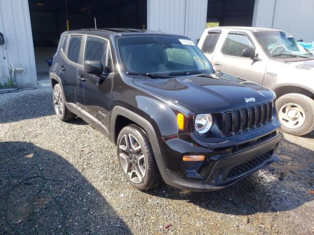 ZACNJCAB8MPM27878 - 2021 JEEP RENEGADE S BLACK photo 1
