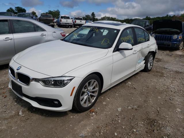 WBA8A3C54JA494851 - 2018 BMW 320 XI WHITE photo 2