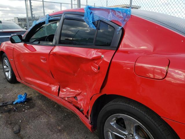 2C3CDXCT5EH226302 - 2014 DODGE CHARGER R/ RED photo 9