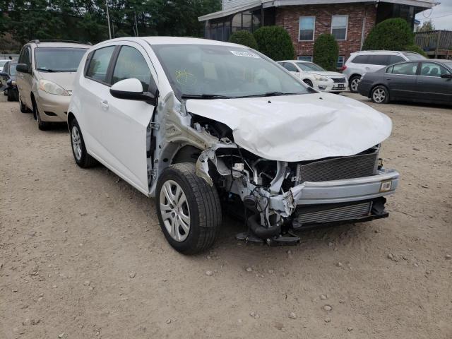 1G1JG6SB1L4128450 - 2020 CHEVROLET SONIC WHITE photo 1