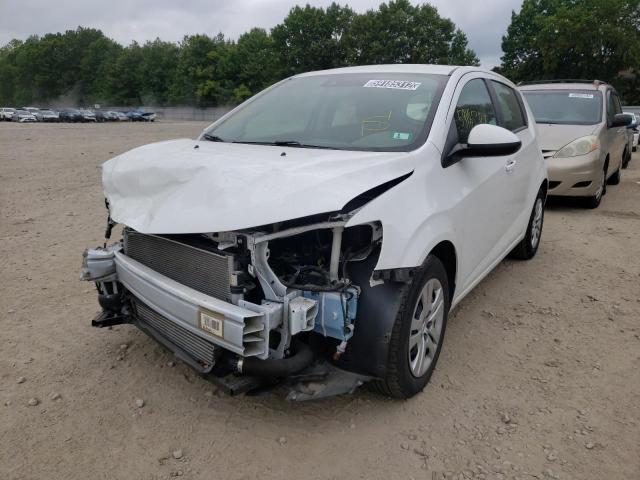 1G1JG6SB1L4128450 - 2020 CHEVROLET SONIC WHITE photo 2