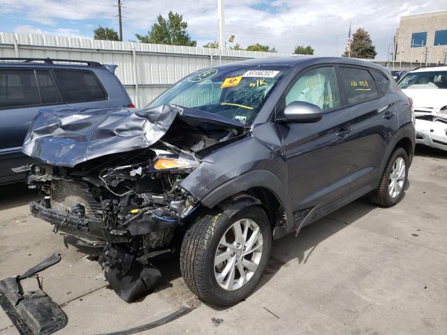 KM8J2CA45KU881593 - 2019 HYUNDAI TUCSON SE GRAY photo 2