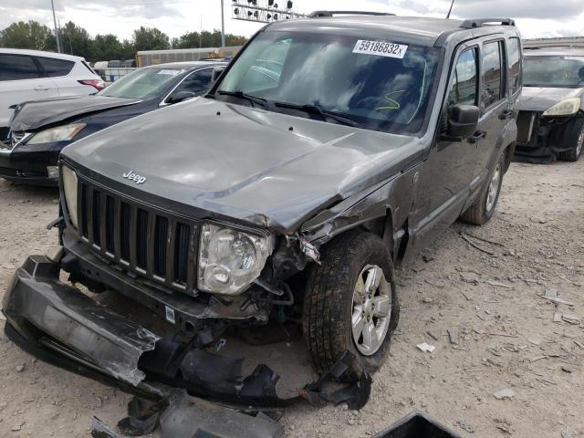 1C4PJMAK7CW140857 - 2012 JEEP LIBERTY SP GRAY photo 2