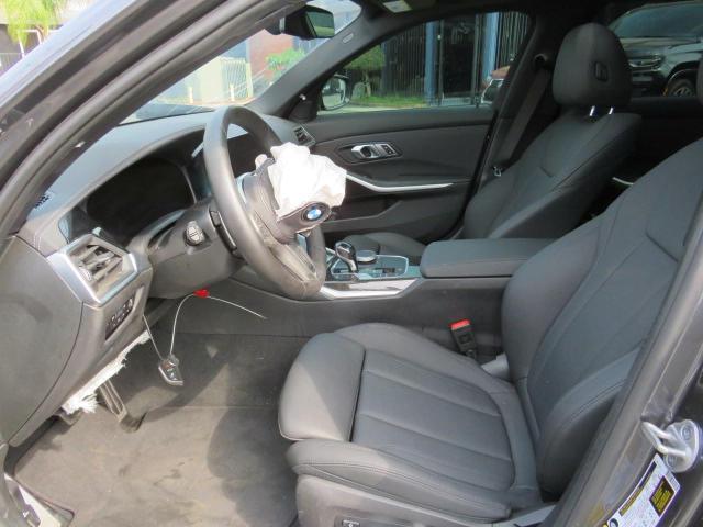 3MW5P7J02M8B71477 - 2021 BMW 330E GRAY photo 9