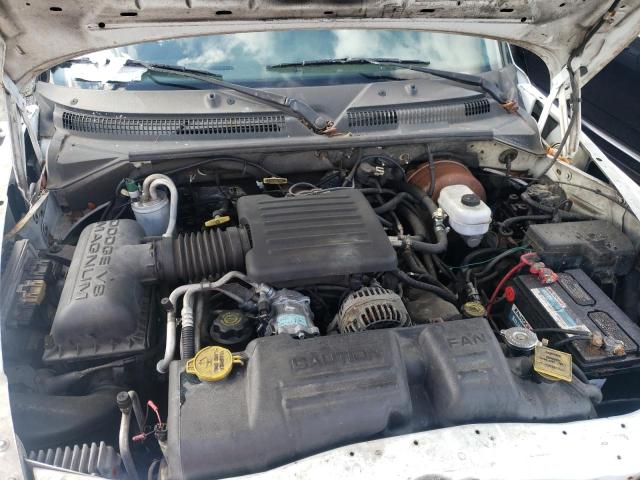 1B7GL22N3YS521336 - 2000 DODGE DAKOTA WHITE photo 7