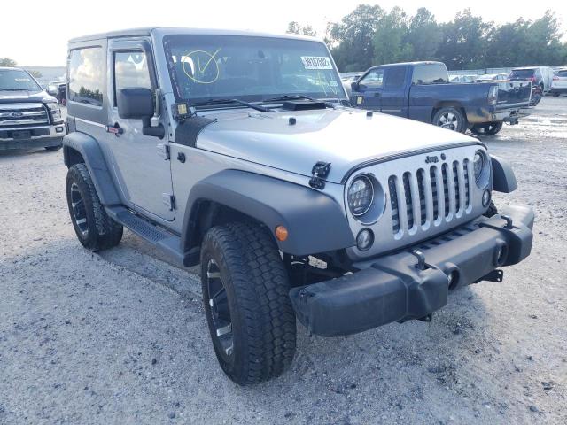 1C4GJWAG3EL113876 - 2014 JEEP WRANGLER S SILVER photo 1