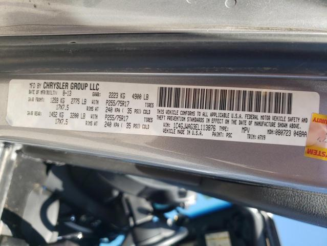 1C4GJWAG3EL113876 - 2014 JEEP WRANGLER S SILVER photo 10