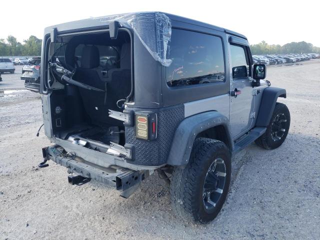 1C4GJWAG3EL113876 - 2014 JEEP WRANGLER S SILVER photo 4