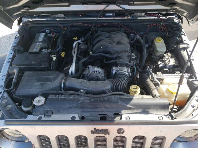 1C4GJWAG3EL113876 - 2014 JEEP WRANGLER S SILVER photo 7