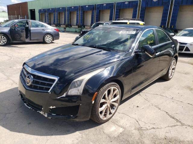 1G6AJ5S33D0122267 - 2013 CADILLAC ATS PERFOR BLACK photo 2