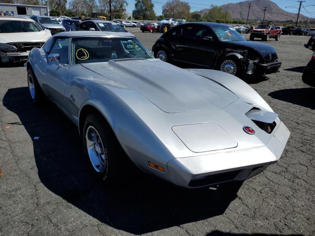 1Z37J3S402475 - 1973 CHEVROLET STINGRAY SILVER photo 1