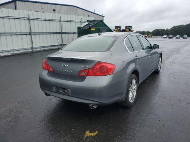 JN1CV6ARXDM768956 - 2013 INFINITI G37 GRAY photo 4