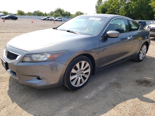 1HGCS22878A800498 - 2008 HONDA ACCORD EXL GRAY photo 2