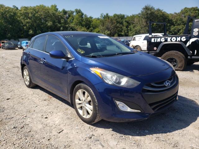 KMHD35LE7DU111779 - 2013 HYUNDAI ELANTRA GT BLUE photo 1