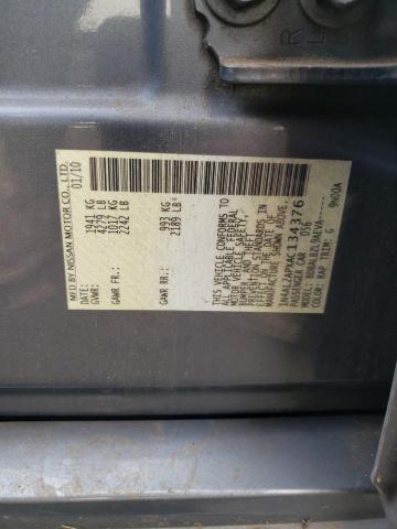 1N4AL2APXAC134376 - 2010 NISSAN ALTIMA BAS SILVER photo 10