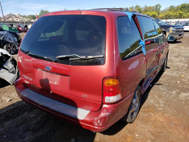 2FMDA51442BA91042 - 2002 FORD WINDSTAR L RED photo 4