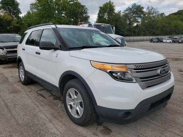 1FM5K8B85DGC30692 - 2013 FORD EXPLORER WHITE photo 1