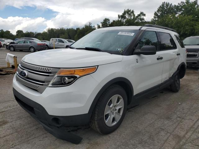 1FM5K8B85DGC30692 - 2013 FORD EXPLORER WHITE photo 2