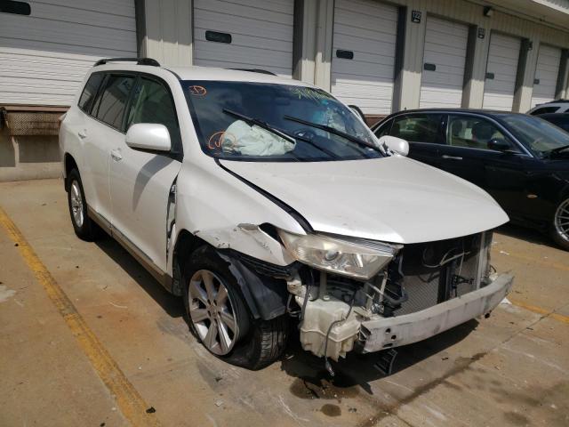 5TDBK3EH9DS242579 - 2013 TOYOTA HIGHLANDER Blanc photo 1