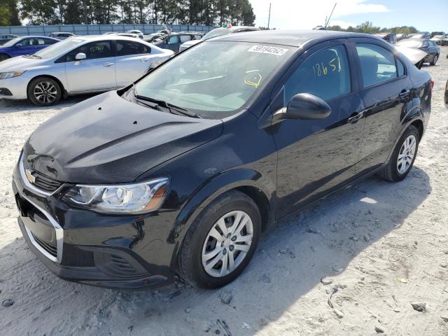 1G1JB5SH5J4108602 - 2018 CHEVROLET SONIC LS BLACK photo 2