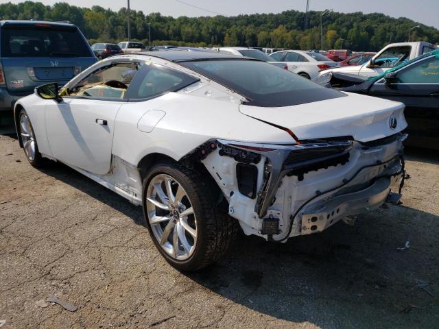 JTHHY5AY6JA000706 - 2018 LEXUS LC 500H WHITE photo 3