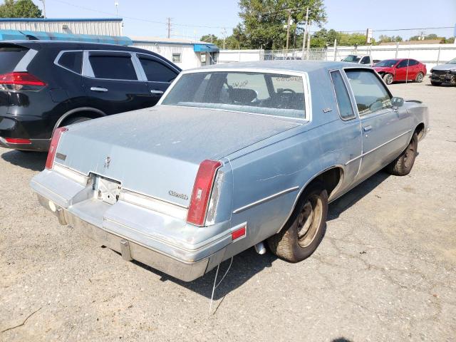 1G3GR47A6FH326583 - 1985 OLDSMOBILE CUTLASS SU BLUE photo 4