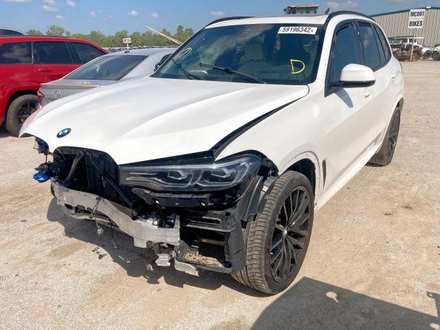5UXCR4C05N9K30866 - 2022 BMW X5 SDRIVE WHITE photo 2