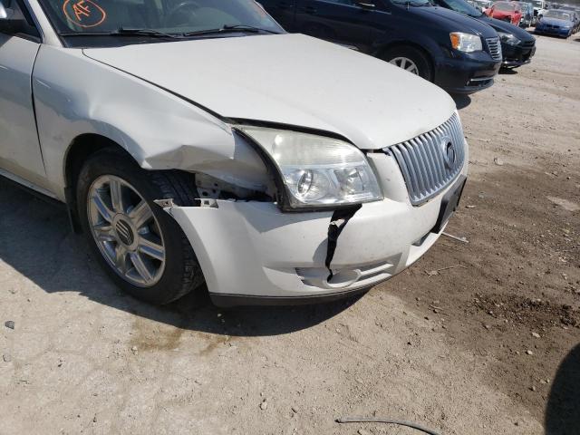 1MEHM42W29G622330 - 2009 MERCURY SABLE PREM WHITE photo 9