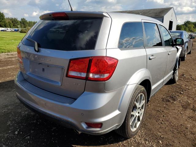 3C4PDCEGXJT277298 - 2018 DODGE JOURNEY GT SILVER photo 4