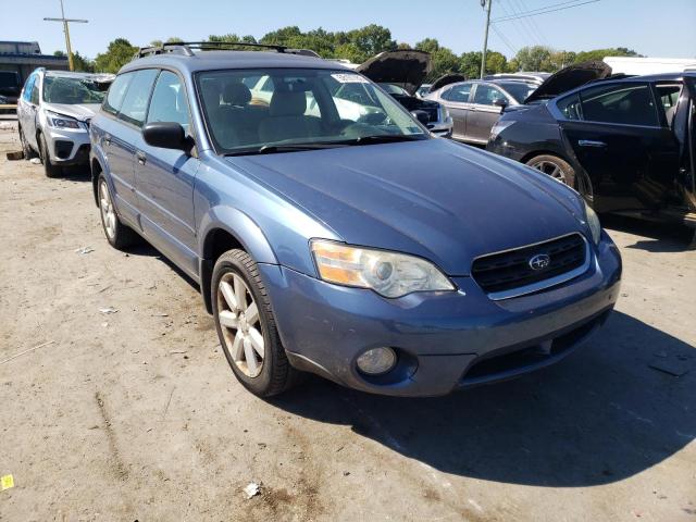 4S4BP61C177339380 - 2007 SUBARU LEGACY OUT BLUE photo 1