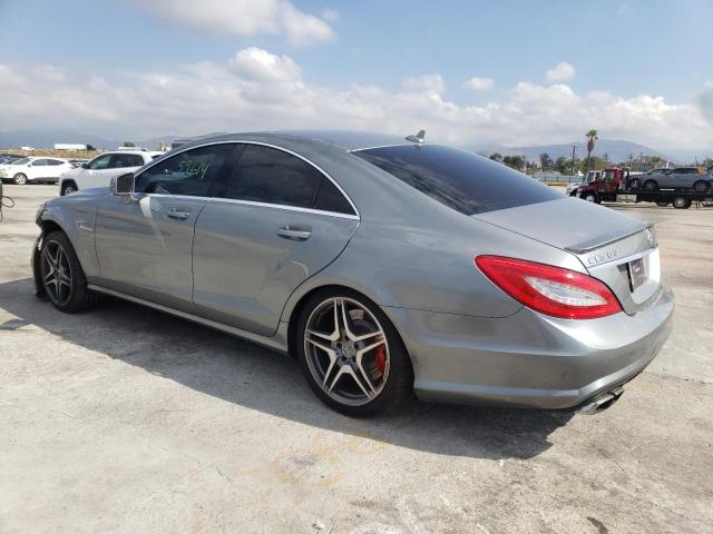 WDDLJ7GB1EA100142 - 2014 MERCEDES-BENZ CLS 63 AMG SILVER photo 3