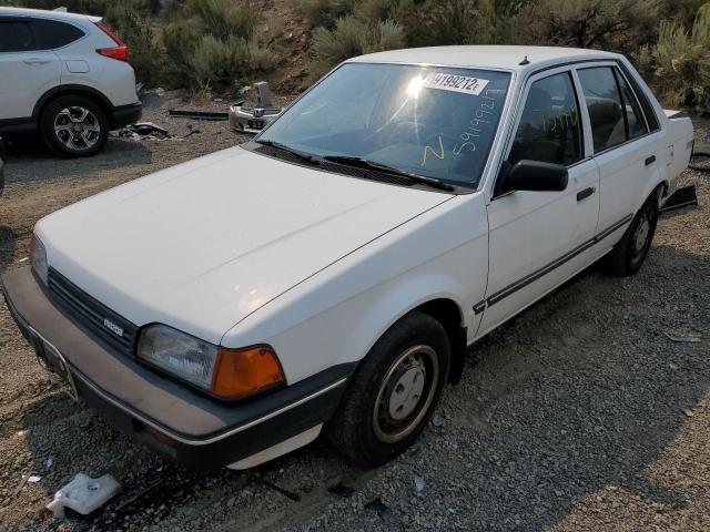 JM1BF2221J0206625 - 1988 MAZDA 323 WHITE photo 2