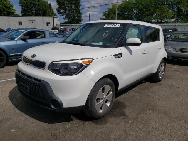 KNDJN2A23G7285179 - 2016 KIA SOUL WHITE photo 2