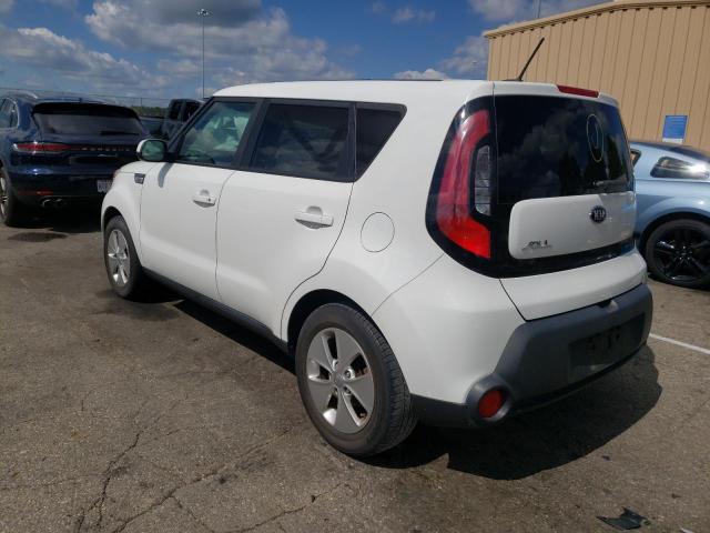 KNDJN2A23G7285179 - 2016 KIA SOUL WHITE photo 3