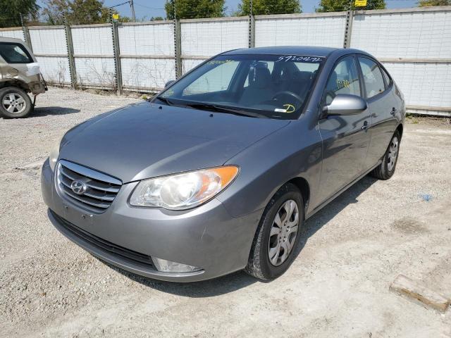 KMHDU4AD9AU114180 - 2010 HYUNDAI ELANTRA BL GRAY photo 2