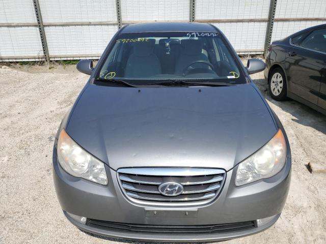 KMHDU4AD9AU114180 - 2010 HYUNDAI ELANTRA BL GRAY photo 9