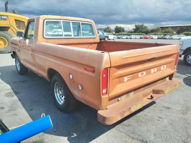 F10BRC04726 - 1976 FORD F 100 ORANGE photo 3