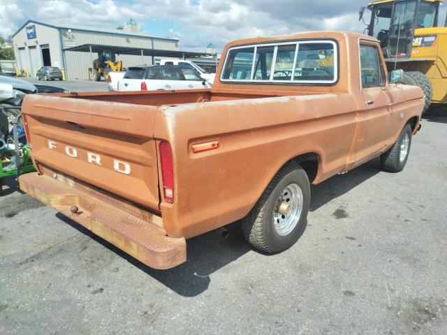 F10BRC04726 - 1976 FORD F 100 ORANGE photo 4